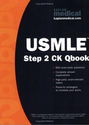 Cover of: Kaplan Medical USMLE Step 2 Qbook