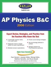 Cover of: Kaplan AP Physics B & C