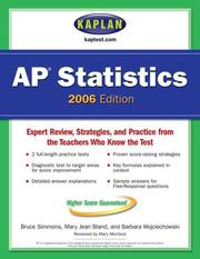 Cover of: Kaplan AP Statistics 2006