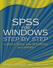 Cover of: SPSS for Windows Step-by-Step: A Simple Guide and Reference, 14.0 update (7th Edition)
