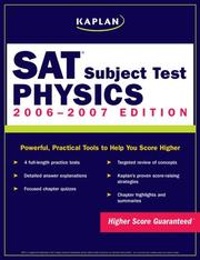 Cover of: Kaplan SAT Subject Test by Kaplan Publishing