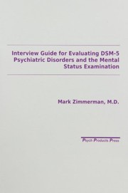 Cover of: Interview Guide for Evaluation of Dsm-IV Disorders by Mark Zimmerman