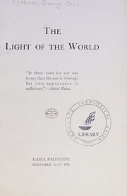 Cover of: The light of the world
