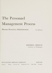 Cover of: The personnel management process by Wendell L. French