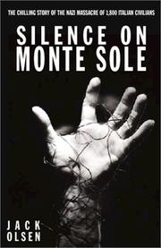 Cover of: Silence on Monte Sole by Jack Olsen