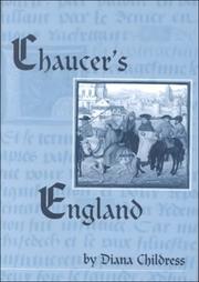 Cover of: Chaucer's England by Diana Childress