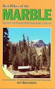 Cover of: Best Hikes of the Marble by Art Bernstein