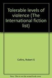 Cover of: Tolerable levels of violence