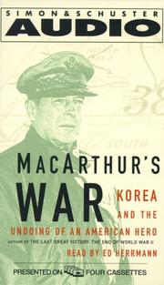 Cover of: MacArthur's War by 