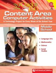Cover of: 32 Quick & Fun Content Area Computer Activities Middle School