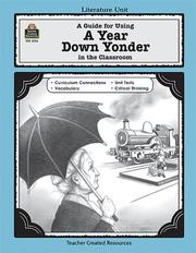 Cover of: A Guide for Using A Year Down Yonder in the Classroom