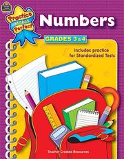 Cover of: Numbers Grades 3-4 (Practice Makes Perfect (Teacher Created Materials)) | TEACHER CREATED RESOURCES