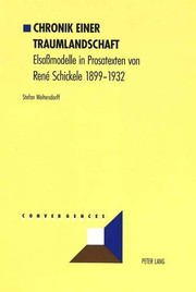 Cover of: Chronik einer Traumlandschaft: Elsassmodelle in Prosatexten von Rene Schickele (1899-1932)