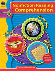 Cover of: Nonfiction Reading Comprehension Grade 6