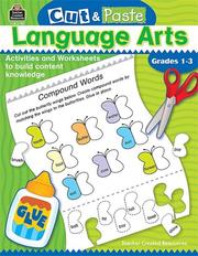 Cover of: CUT & PASTE Language Arts/ Grades 1-3