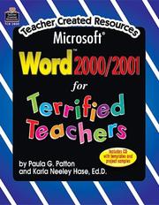 Cover of: Microsoft Word 2000/2001 for terrified teachers by Paula G. Patton