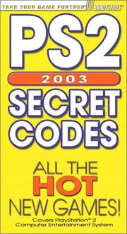 Cover of: PS2 Secret Codes 2003 by Bradygames