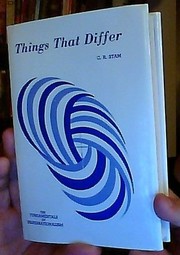 Cover of: Things That Differ : The Fundamentals of Dispensationalism