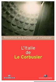 Cover of: L'Italie de Le Corbusier