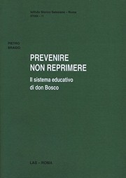 Cover of: Prevenire non reprimere by Pietro Braido