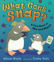 Cover of: What Goes Snap? (First Puzzle Books)