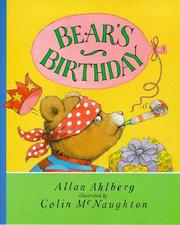 Cover of: Bear's Birthday (Red Nose Readers) by Allan Ahlberg