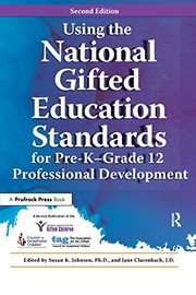 Cover of: Using the National Gifted Education Standards in Gifted Education by Susan K. Johnsen, Jane Clarenbach