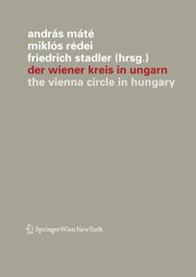 Cover of: Der Wiener Kreis in Ungarn = by András Máté, Miklós Rédei, Friedrich Stadler