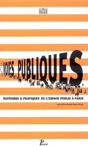 Cover of: Voies publiques by sous la direction de Simon Texier.