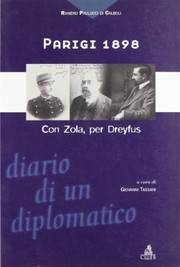 Cover of: Parigi 1898: con Zola per Dreyfus, diario di un diplomatico