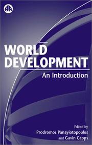 Cover of: World Development: An Introduction