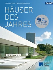 Cover of: Häuser des Jahres: die besten Einfamilienhäuser 2012