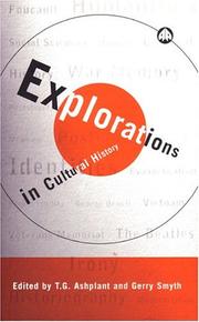 Cover of: Explorations in cultural history