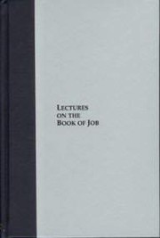Cover of: Lectures on Job by James Durham