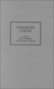 Cover of: Your rights: the Liberty guide to human rights
