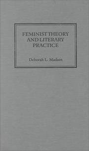 Cover of: Feminist theory and literary practice