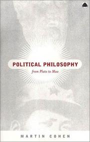 Cover of: Political Philosophy: From Plato to Mao