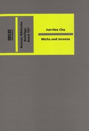 Cover of: Micha und Jeremia