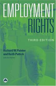 Cover of: Employment Rights - Third Edition