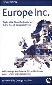 Cover of: Europe Inc. by Belén Balanyá ... [et al.].