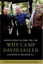 Cover of: Negotiating Outside the Law: Why Camp David Failed