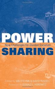 Cover of: Power-Sharing: Institutional and Social Reform in Divided Societies