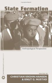 Cover of: State Formation: Anthropological Perspectives (Anthropology, Culture and Society)