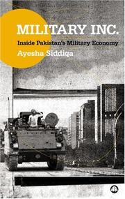 Cover of: Military Inc. by Ayesha Siddiqa