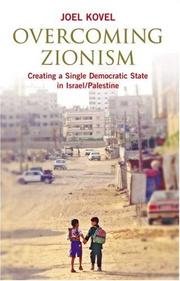 Cover of: Overcoming Zionism by Joel Kovel