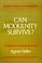 Cover of: Can Modernity Survive
