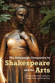 Cover of: The Edinburgh companion to Shakespeare and the arts by Mark Thornton Burnett, Adrian Streete, Ramona Wray