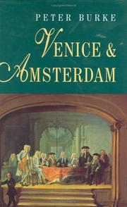 Cover of: Venice and Amsterdam: a study of seventeenth-century elites