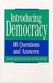 Cover of: Introducing democracy: 80 questions and answers