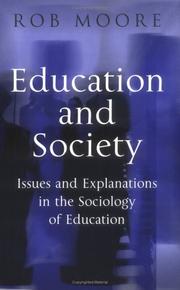 Cover of: Education and Society by Rob Moore